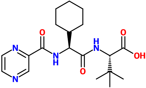 (图片) MC080027 (2S)-2-Cyclohexyl-N-pyrazinylcarbonylglycyl-3-Me-L-Val